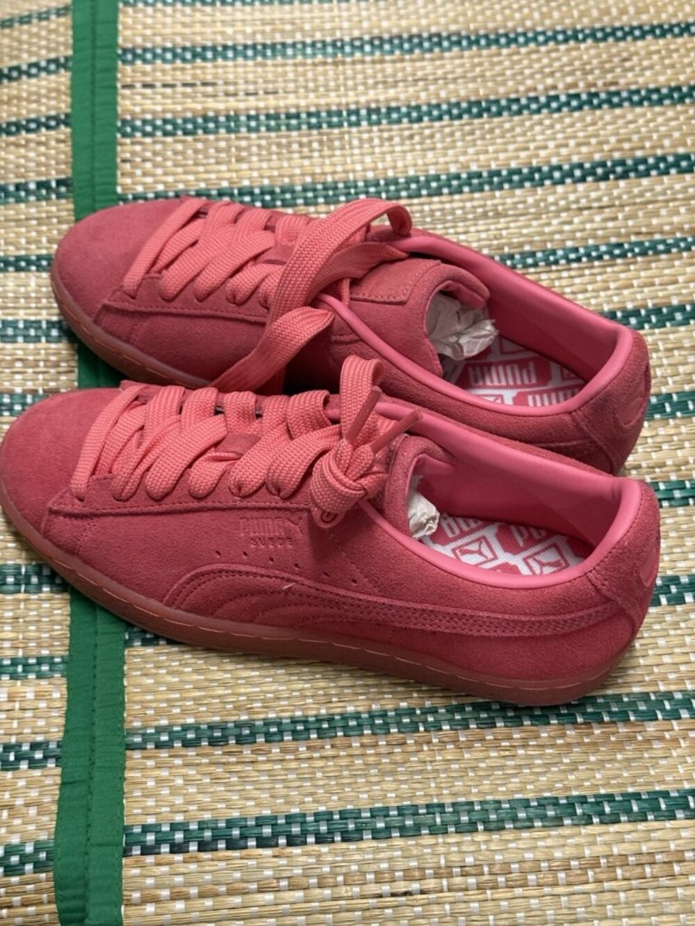 Puma Suede Low-Top Sneakers in Coral NEW!!!